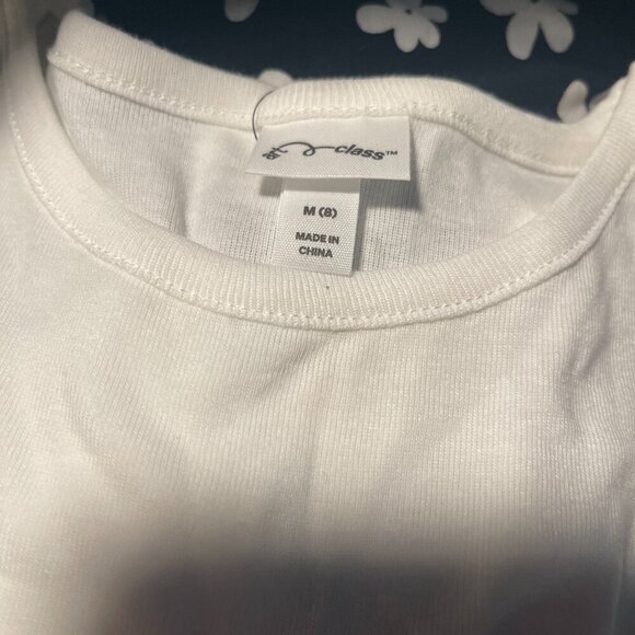 art class. Girls black and white floral print dress and white shirt sleeve. NWT - Picture 10 of 10